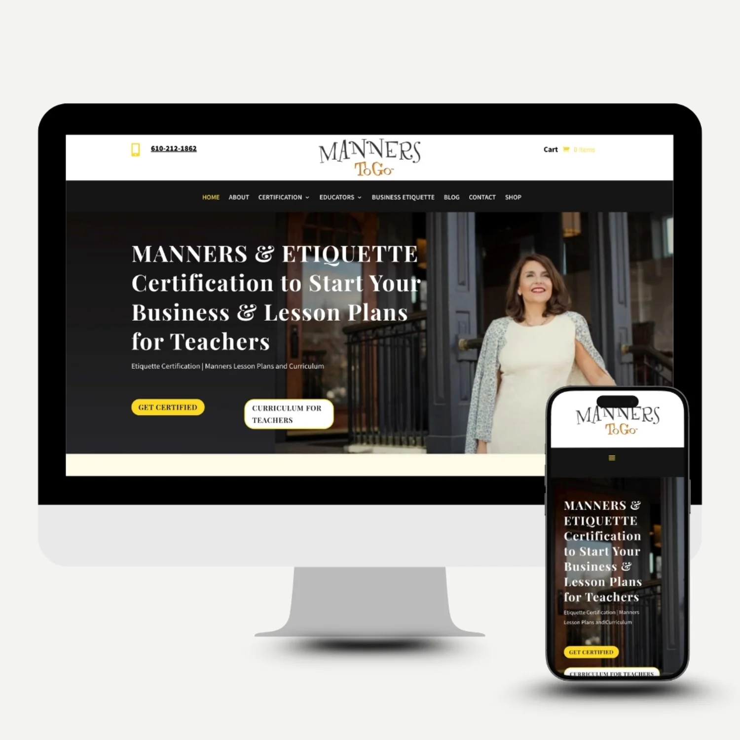 Manners To Go etiquette certification website